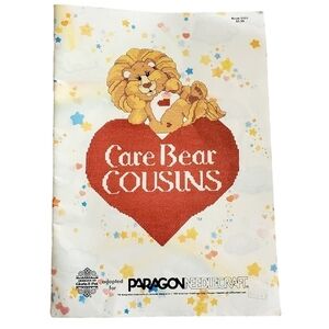 🟢 Paragon Needlecraft Care Bear Cousins Booklet 1985 Vintage